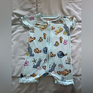 Little Sleepies Disney Finding Nemo Shorty romper